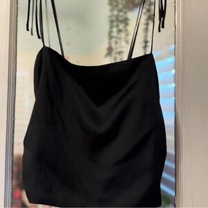 Urban Outfitters Black Bella Tie-Shoulder Cami